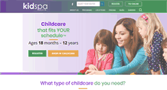 Desktop Screenshot of kidspa.com